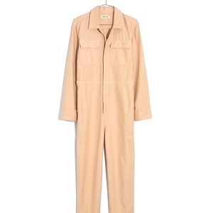 Blush cotton boiler suit by madewell